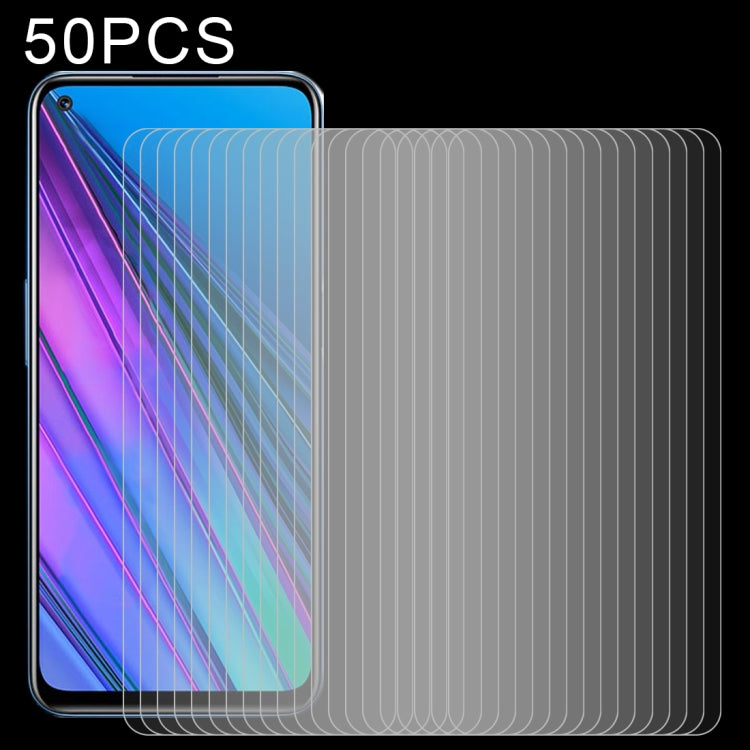 For OPPO Realme Narzo 30 5G / Realme 9 5G 50 PCS 0.26mm 9H 2.5D Tempered Glass Film