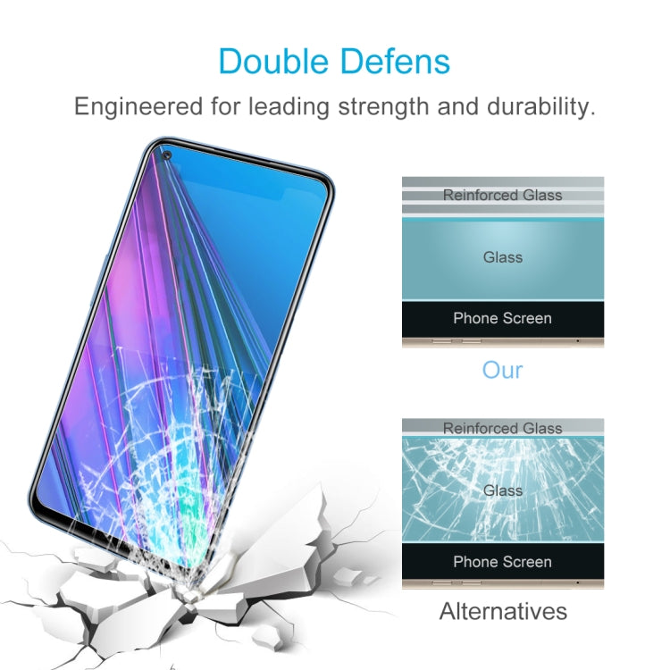 For OPPO Realme Narzo 30 5G / Realme 9 5G 50 PCS 0.26mm 9H 2.5D Tempered Glass Film