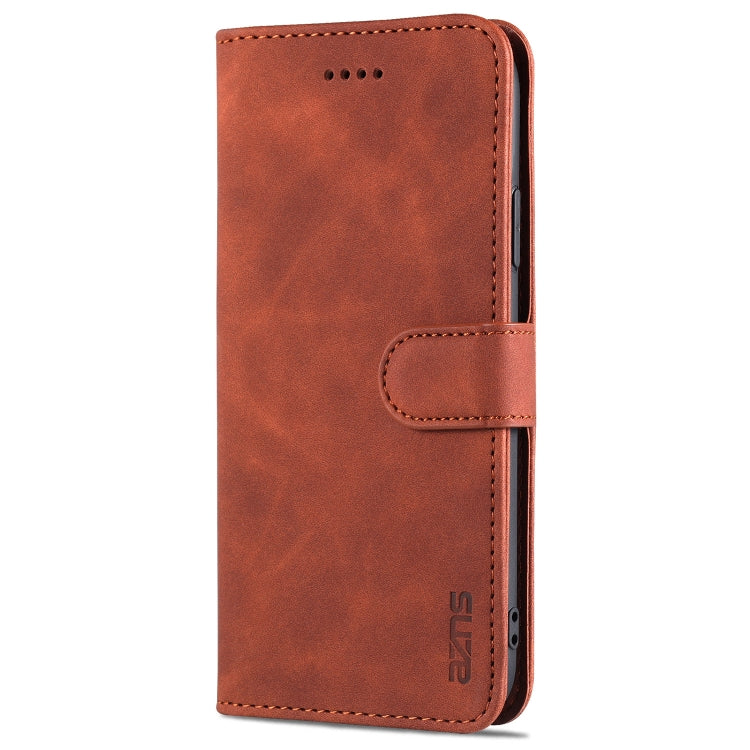 For iPhone 11 AZNS Skin Feel Calf Texture Horizontal Flip Leather Case with Card Slots & Holder & Wallet
