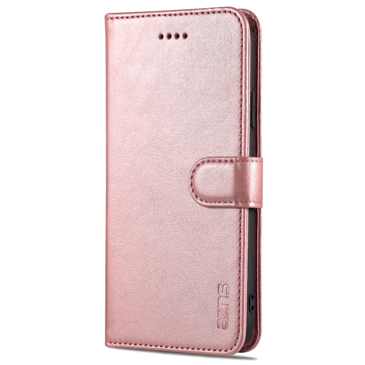 For iPhone 11 AZNS Skin Feel Calf Texture Horizontal Flip Leather Case with Card Slots & Holder & Wallet