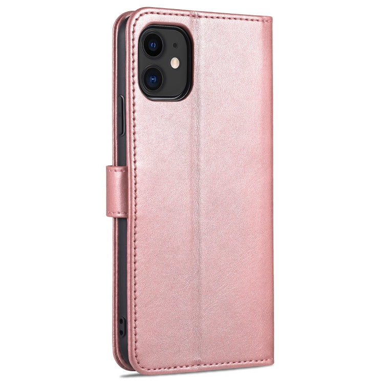 For iPhone 11 AZNS Skin Feel Calf Texture Horizontal Flip Leather Case with Card Slots & Holder & Wallet