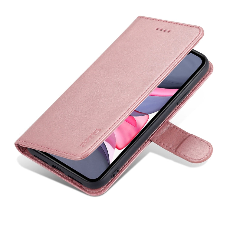 For iPhone 11 AZNS Skin Feel Calf Texture Horizontal Flip Leather Case with Card Slots & Holder & Wallet