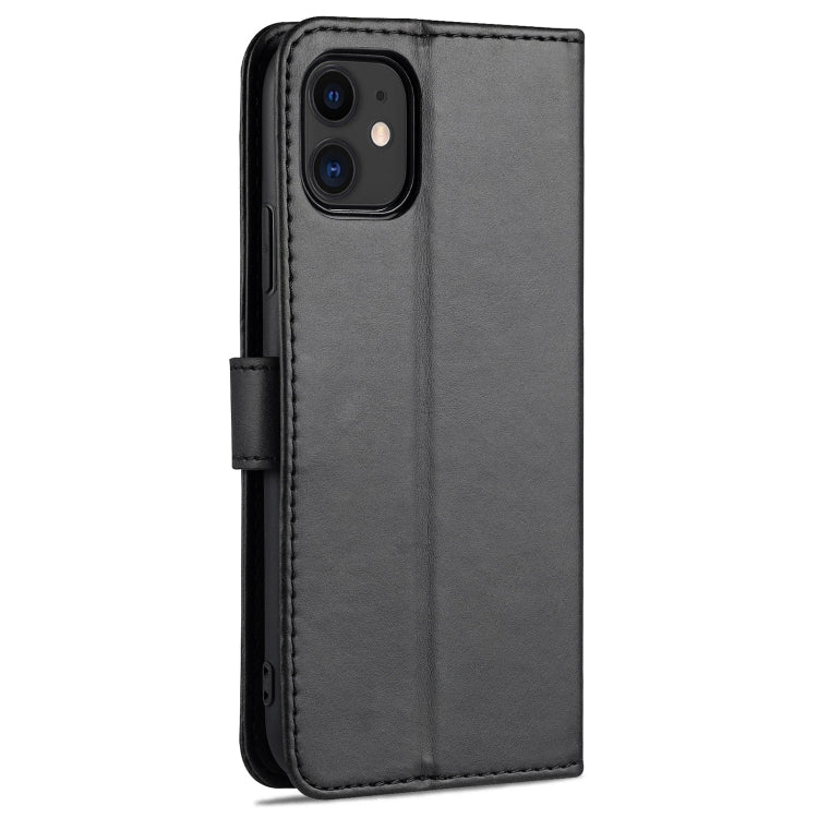 For iPhone 11 AZNS Skin Feel Calf Texture Horizontal Flip Leather Case with Card Slots & Holder & Wallet