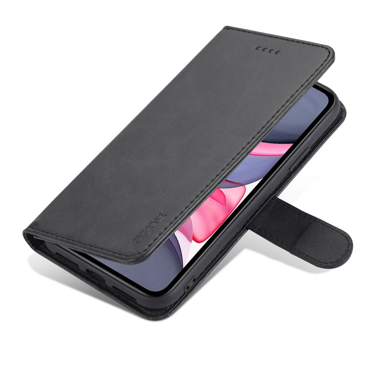 For iPhone 11 AZNS Skin Feel Calf Texture Horizontal Flip Leather Case with Card Slots & Holder & Wallet