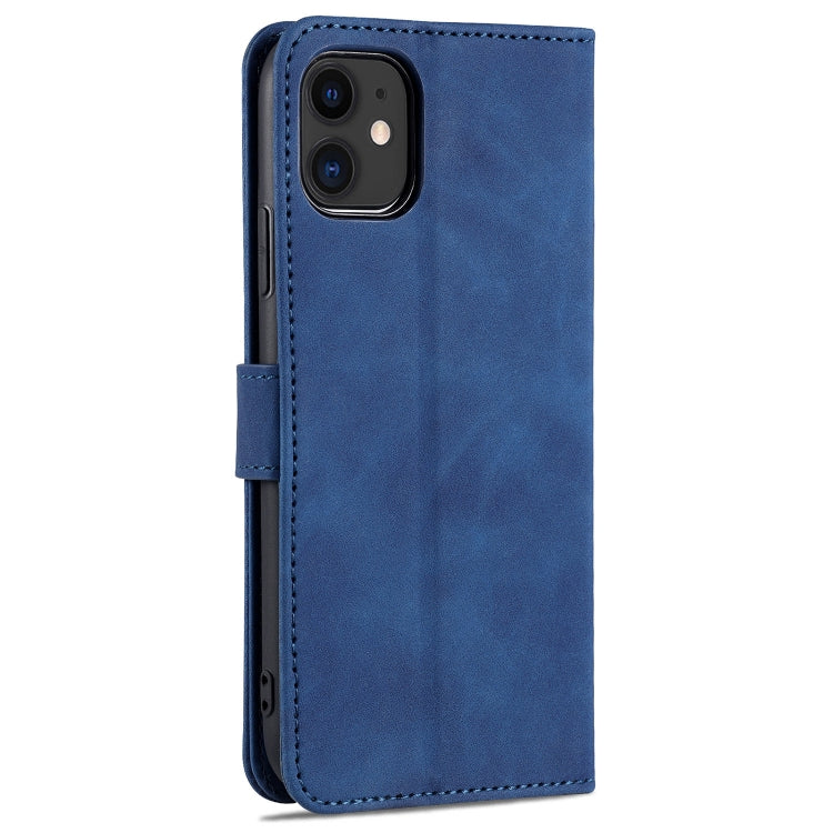 For iPhone 11 AZNS Skin Feel Calf Texture Horizontal Flip Leather Case with Card Slots & Holder & Wallet