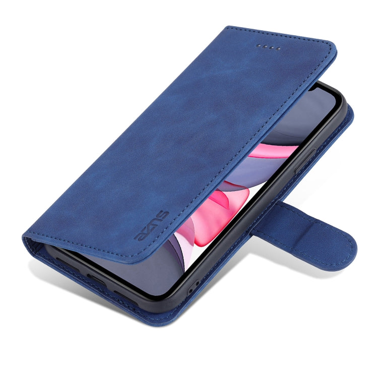 For iPhone 11 AZNS Skin Feel Calf Texture Horizontal Flip Leather Case with Card Slots & Holder & Wallet