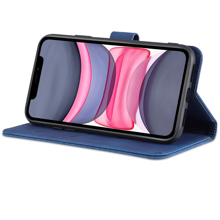 For iPhone 11 AZNS Skin Feel Calf Texture Horizontal Flip Leather Case with Card Slots & Holder & Wallet
