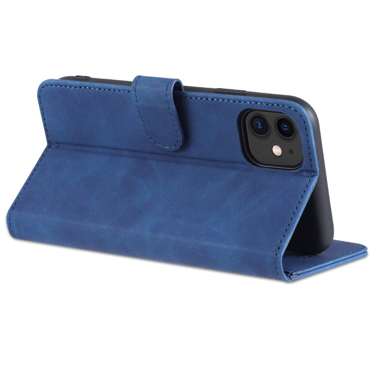 For iPhone 11 AZNS Skin Feel Calf Texture Horizontal Flip Leather Case with Card Slots & Holder & Wallet