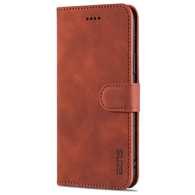 For iPhone 11 Pro Max AZNS Skin Feel Calf Texture Horizontal Flip Leather Case with Card Slots & Holder & Wallet