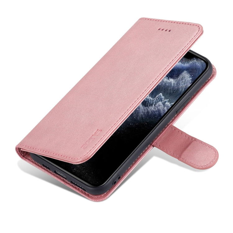For iPhone 11 Pro Max AZNS Skin Feel Calf Texture Horizontal Flip Leather Case with Card Slots & Holder & Wallet
