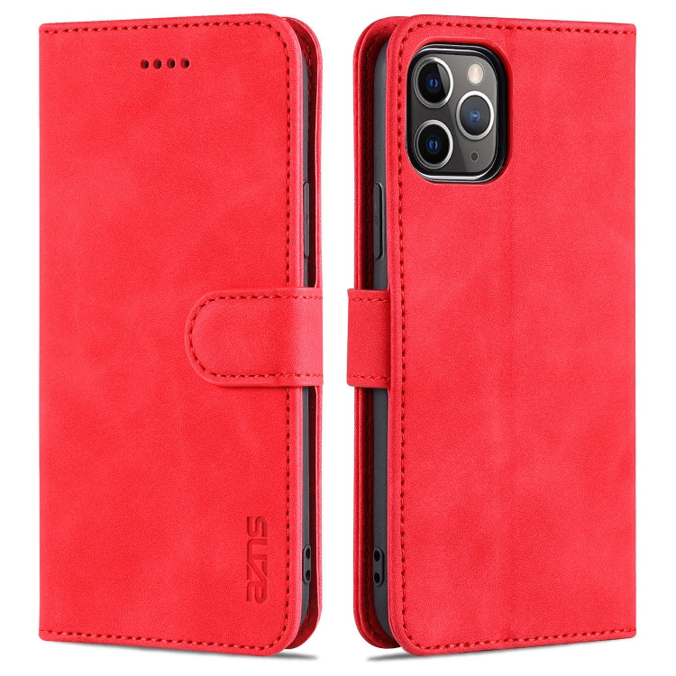 For iPhone 11 Pro Max AZNS Skin Feel Calf Texture Horizontal Flip Leather Case with Card Slots & Holder & Wallet