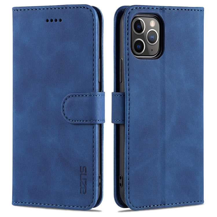 For iPhone 11 Pro Max AZNS Skin Feel Calf Texture Horizontal Flip Leather Case with Card Slots & Holder & Wallet