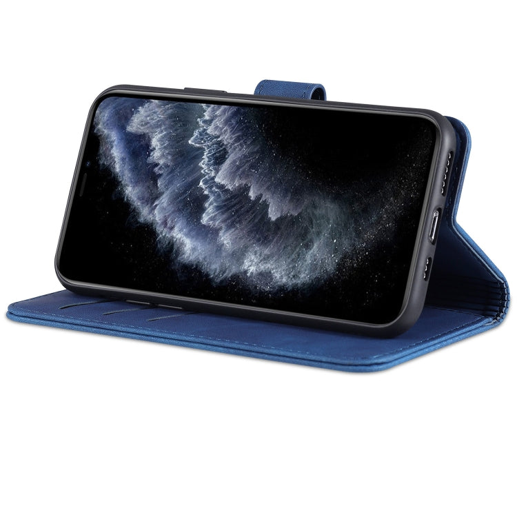 For iPhone 11 Pro Max AZNS Skin Feel Calf Texture Horizontal Flip Leather Case with Card Slots & Holder & Wallet