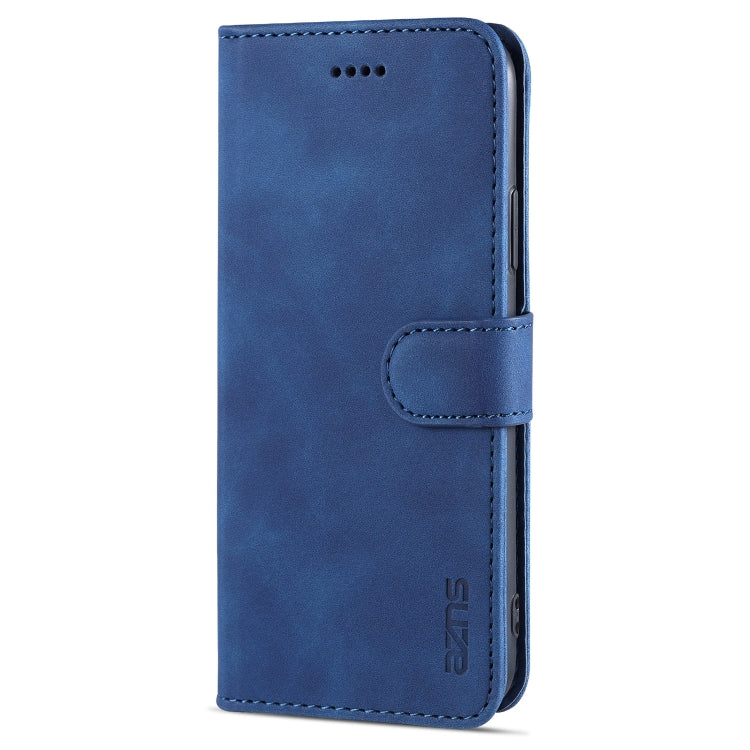 For iPhone X / XS AZNS Skin Feel Calf Texture Horizontal Flip Leather Case with Card Slots & Holder & Wallet