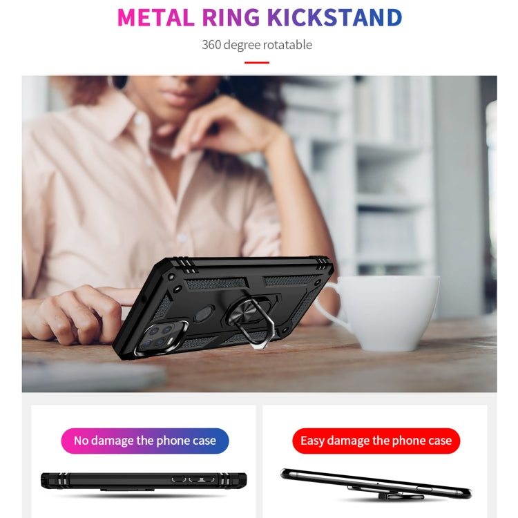 For Motorola Moto G Stylus 5G / 2021 Shockproof TPU + PC Protective Case with 360 Degree Rotating Holder