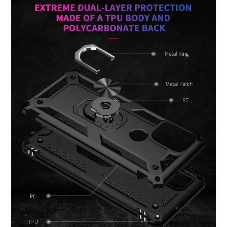 For Motorola Moto G Stylus 5G / 2021 Shockproof TPU + PC Protective Case with 360 Degree Rotating Holder