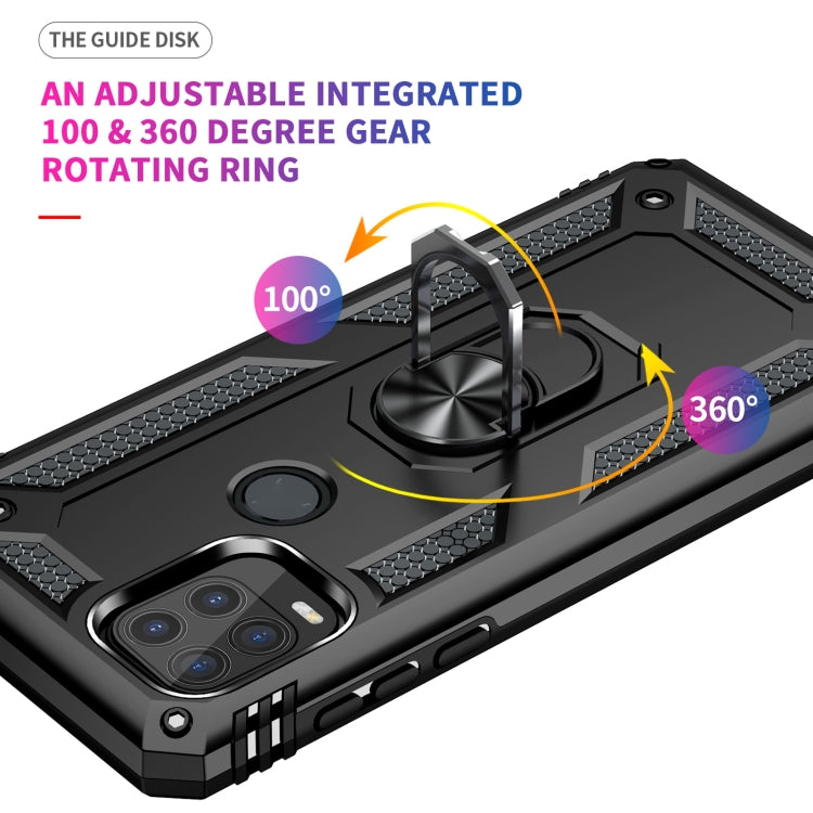 For Motorola Moto G Stylus 5G / 2021 Shockproof TPU + PC Protective Case with 360 Degree Rotating Holder