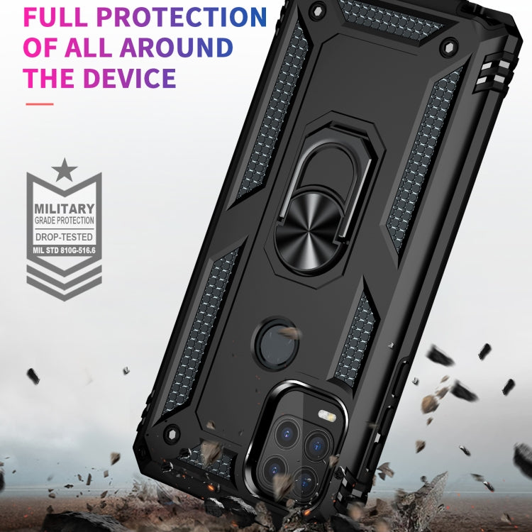 For Motorola Moto G Stylus 5G / 2021 Shockproof TPU + PC Protective Case with 360 Degree Rotating Holder