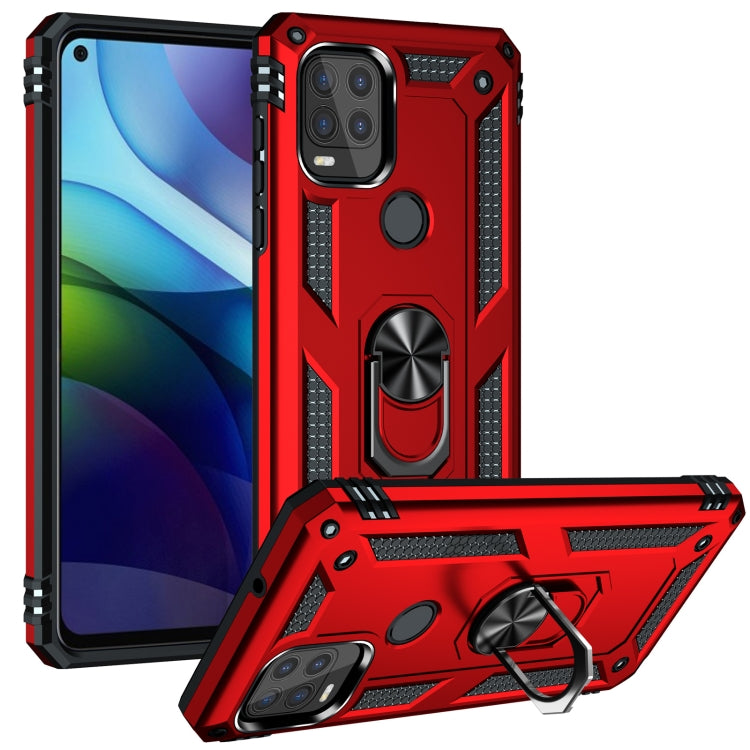 For Motorola Moto G Stylus 5G / 2021 Shockproof TPU + PC Protective Case with 360 Degree Rotating Holder