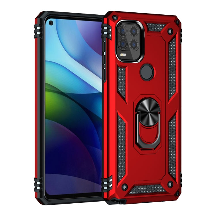For Motorola Moto G Stylus 5G / 2021 Shockproof TPU + PC Protective Case with 360 Degree Rotating Holder