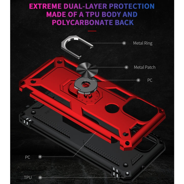 For Motorola Moto G Stylus 5G / 2021 Shockproof TPU + PC Protective Case with 360 Degree Rotating Holder