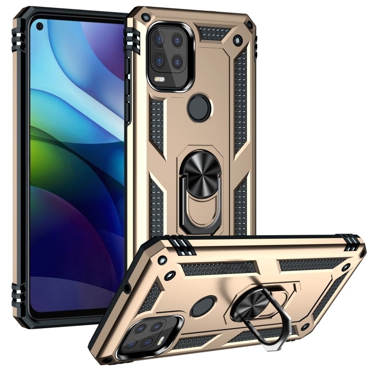 For Motorola Moto G Stylus 5G / 2021 Shockproof TPU + PC Protective Case with 360 Degree Rotating Holder