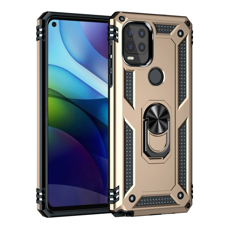 For Motorola Moto G Stylus 5G / 2021 Shockproof TPU + PC Protective Case with 360 Degree Rotating Holder