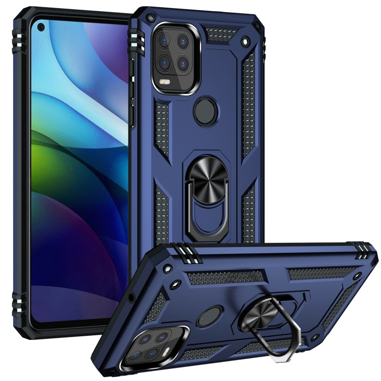 For Motorola Moto G Stylus 5G / 2021 Shockproof TPU + PC Protective Case with 360 Degree Rotating Holder