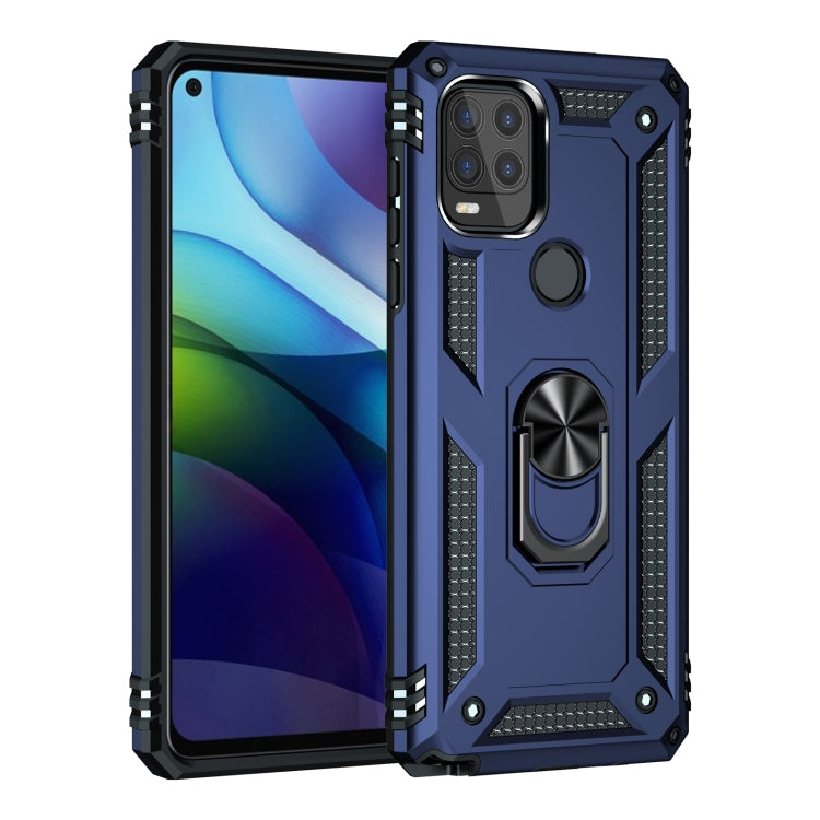 For Motorola Moto G Stylus 5G / 2021 Shockproof TPU + PC Protective Case with 360 Degree Rotating Holder
