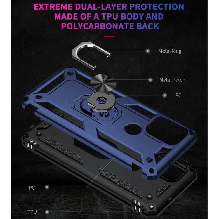 For Motorola Moto G Stylus 5G / 2021 Shockproof TPU + PC Protective Case with 360 Degree Rotating Holder