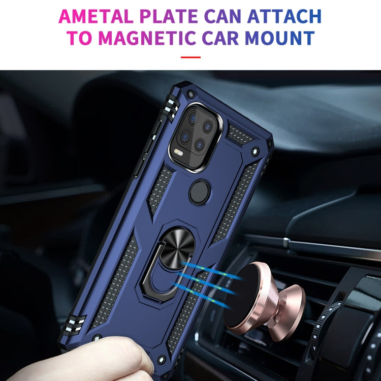 For Motorola Moto G Stylus 5G / 2021 Shockproof TPU + PC Protective Case with 360 Degree Rotating Holder
