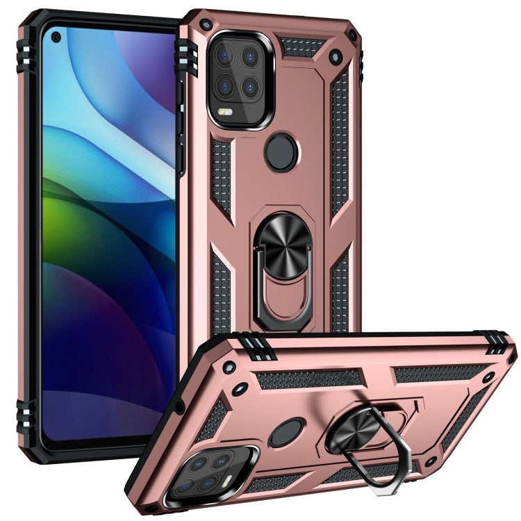 For Motorola Moto G Stylus 5G / 2021 Shockproof TPU + PC Protective Case with 360 Degree Rotating Holder