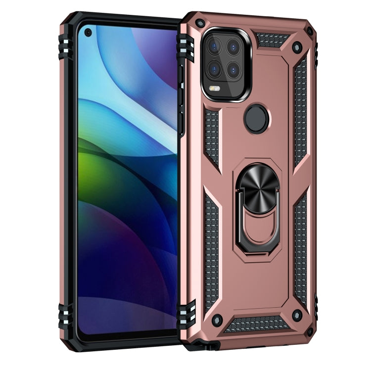 For Motorola Moto G Stylus 5G / 2021 Shockproof TPU + PC Protective Case with 360 Degree Rotating Holder