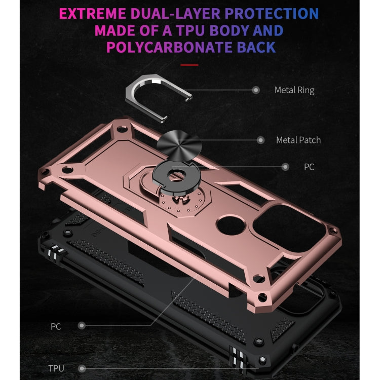 For Motorola Moto G Stylus 5G / 2021 Shockproof TPU + PC Protective Case with 360 Degree Rotating Holder