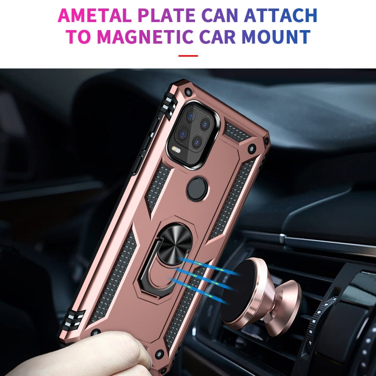 For Motorola Moto G Stylus 5G / 2021 Shockproof TPU + PC Protective Case with 360 Degree Rotating Holder