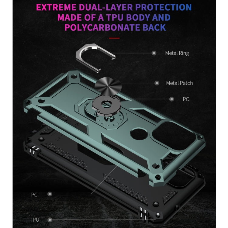 For Motorola Moto G Stylus 5G / 2021 Shockproof TPU + PC Protective Case with 360 Degree Rotating Holder
