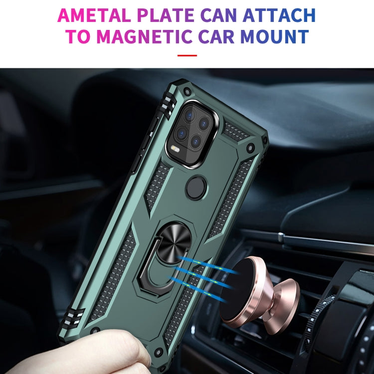 For Motorola Moto G Stylus 5G / 2021 Shockproof TPU + PC Protective Case with 360 Degree Rotating Holder