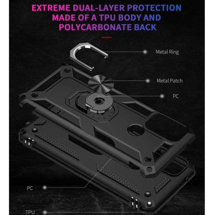 For Motorola Moto G50 Shockproof TPU + PC Protective Case with 360 Degree Rotating Holder