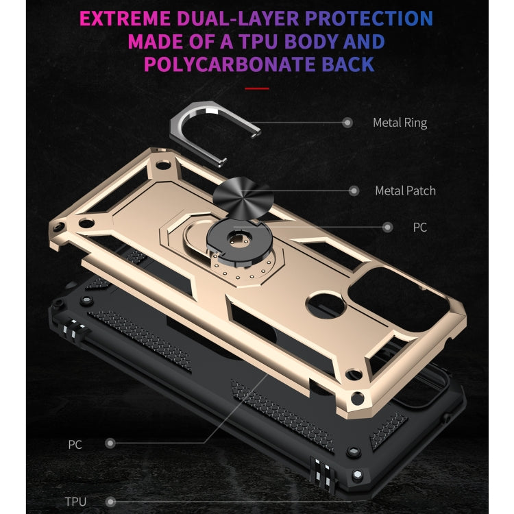 For Motorola Moto G50 Shockproof TPU + PC Protective Case with 360 Degree Rotating Holder