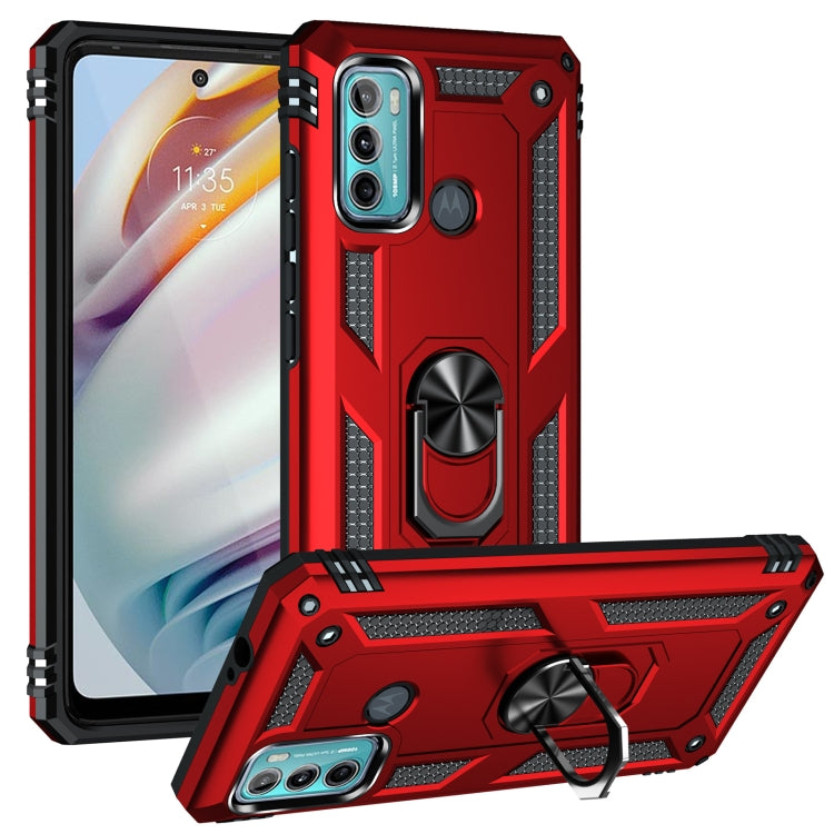 For Motorola Moto G60 / G40 Fusion Shockproof TPU + PC Protective Case with 360 Degree Rotating Holder