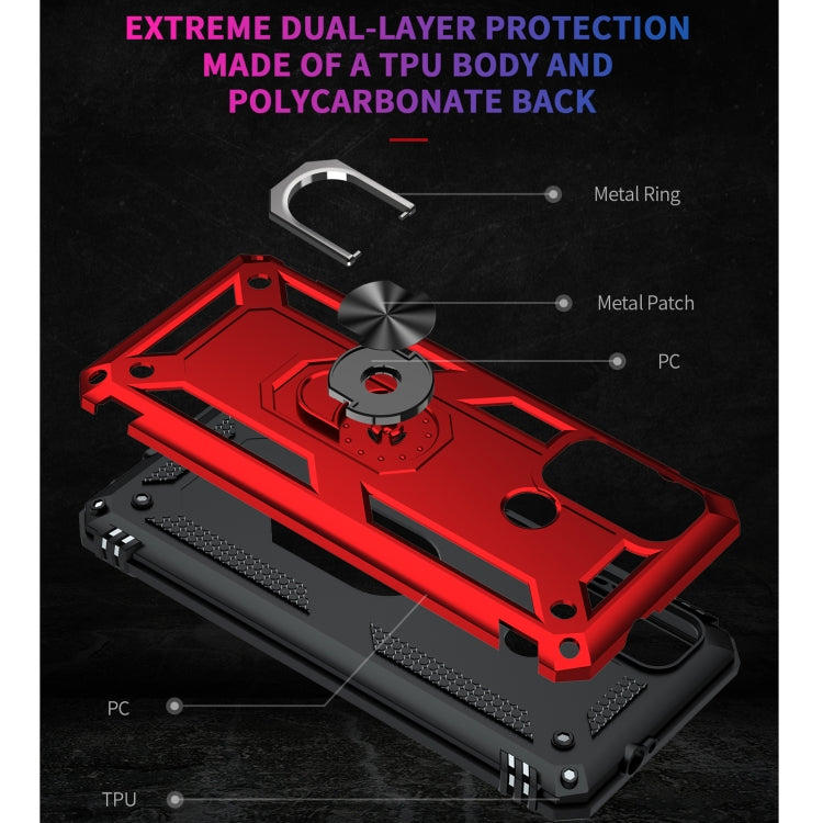 For Motorola Moto G60 / G40 Fusion Shockproof TPU + PC Protective Case with 360 Degree Rotating Holder