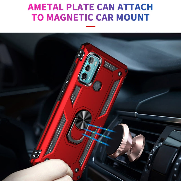 For Motorola Moto G60 / G40 Fusion Shockproof TPU + PC Protective Case with 360 Degree Rotating Holder