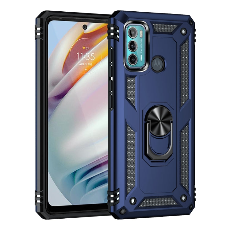 For Motorola Moto G60 / G40 Fusion Shockproof TPU + PC Protective Case with 360 Degree Rotating Holder