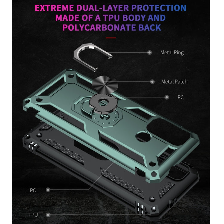 For Motorola Moto G60 / G40 Fusion Shockproof TPU + PC Protective Case with 360 Degree Rotating Holder
