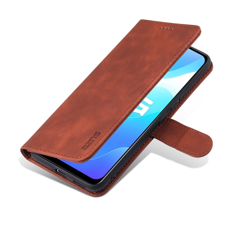 For vivo Y73s / S7e AZNS Skin Feel Calf Texture Horizontal Flip Leather Case with Card Slots & Holder & Wallet