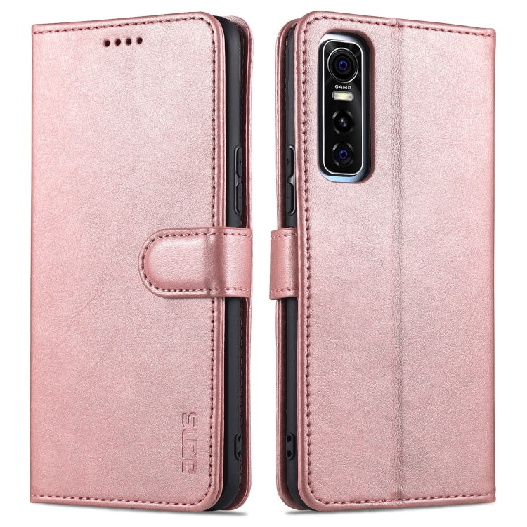For vivo Y73s / S7e AZNS Skin Feel Calf Texture Horizontal Flip Leather Case with Card Slots & Holder & Wallet