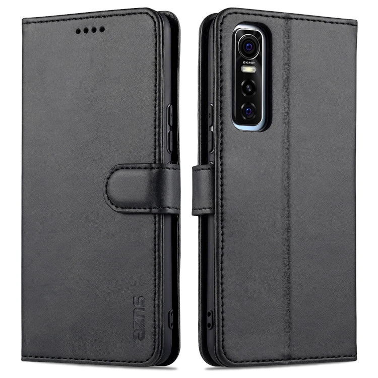 For vivo Y73s / S7e AZNS Skin Feel Calf Texture Horizontal Flip Leather Case with Card Slots & Holder & Wallet