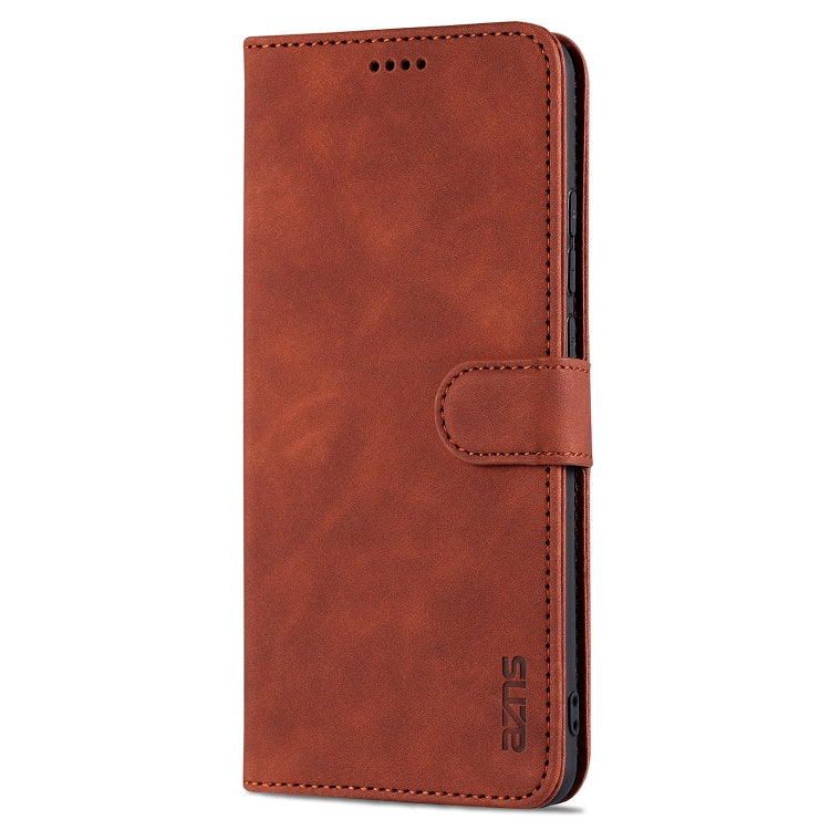 For OPPO A15 / A35 4G AZNS Skin Feel Calf Texture Horizontal Flip Leather Case with Card Slots & Holder & Wallet