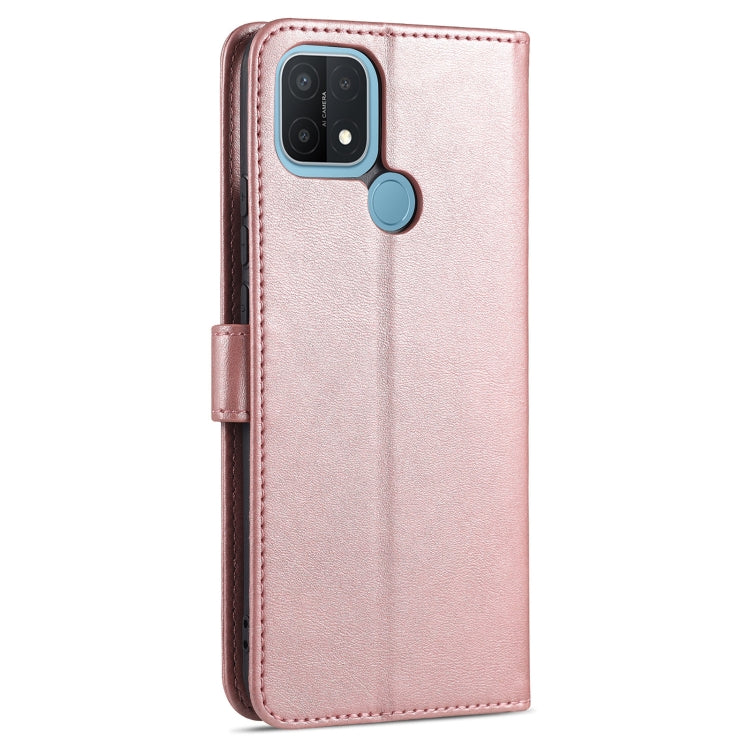 For OPPO A15 / A35 4G AZNS Skin Feel Calf Texture Horizontal Flip Leather Case with Card Slots & Holder & Wallet