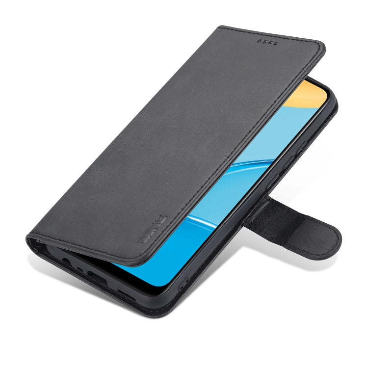 For OPPO A15 / A35 4G AZNS Skin Feel Calf Texture Horizontal Flip Leather Case with Card Slots & Holder & Wallet